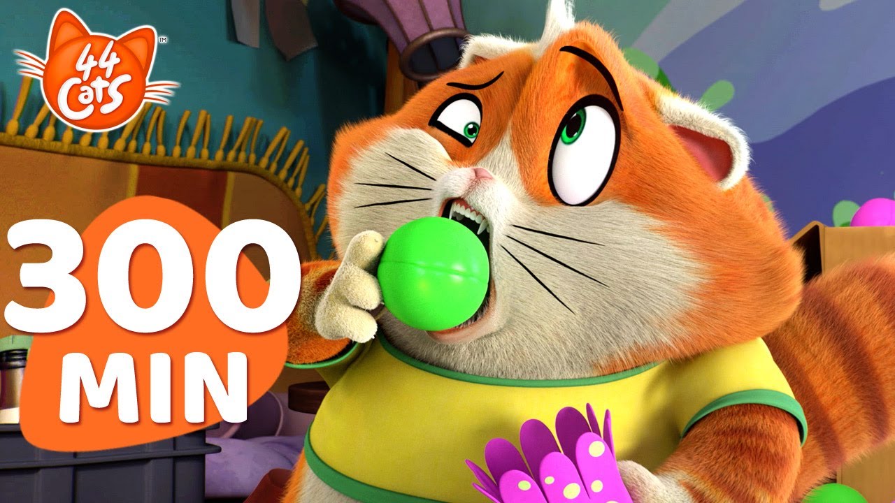 44 Cats | 300 MIN | Najzabawniejsze momenty Arcykotków!