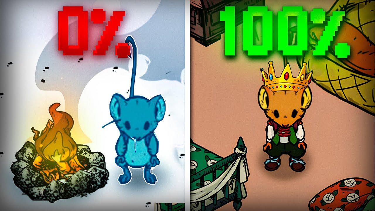 Я прошел игру про выживание мыши в снегу на 100% | Winter Burrow