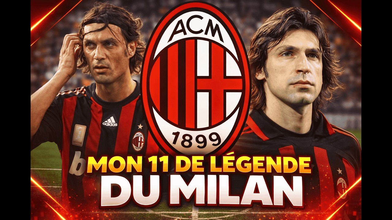 Mon 11 de légende de l'A C  Milan