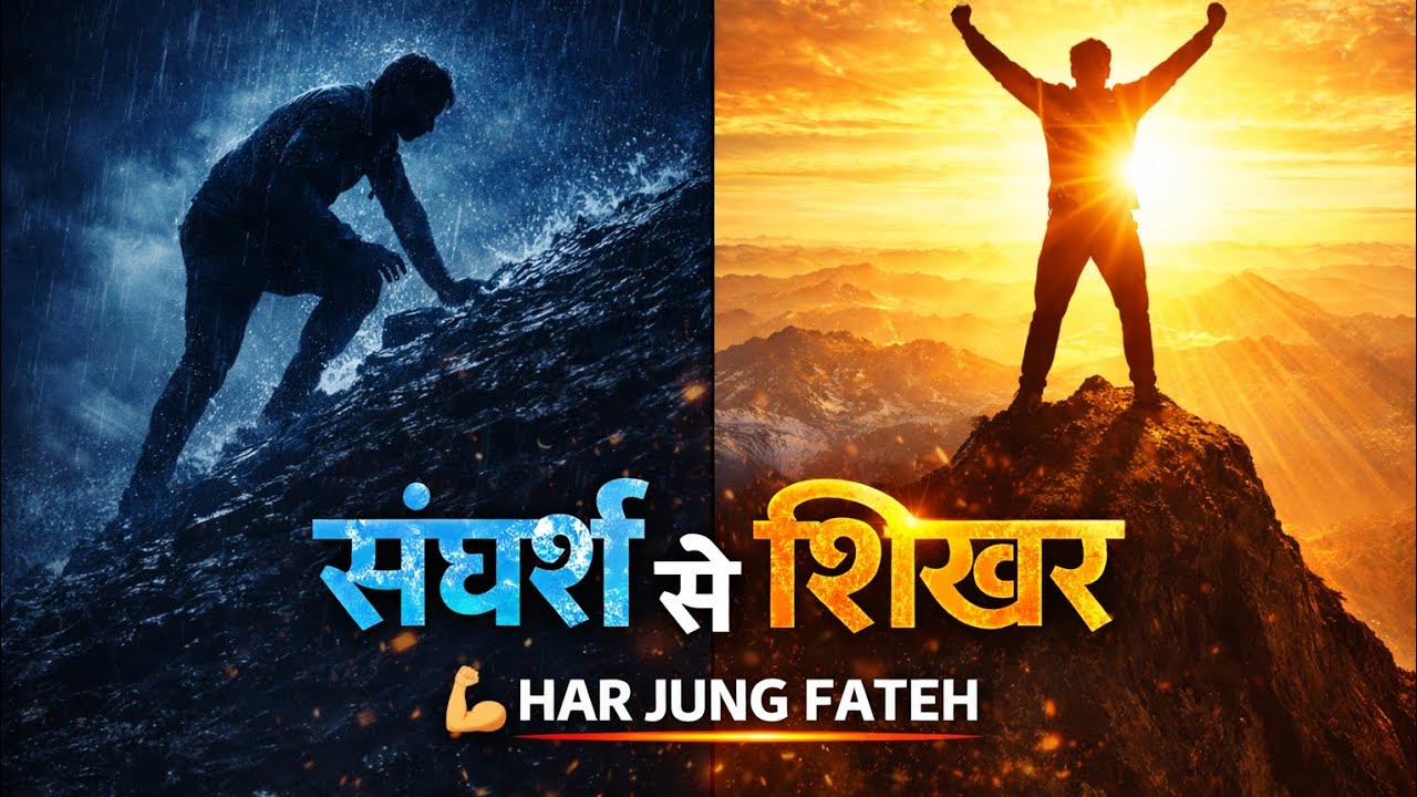 हार मानना मना है💥| संघर्ष से शिखर तक | Goosebumps Motivational Song🔥||success mindset song||#music 