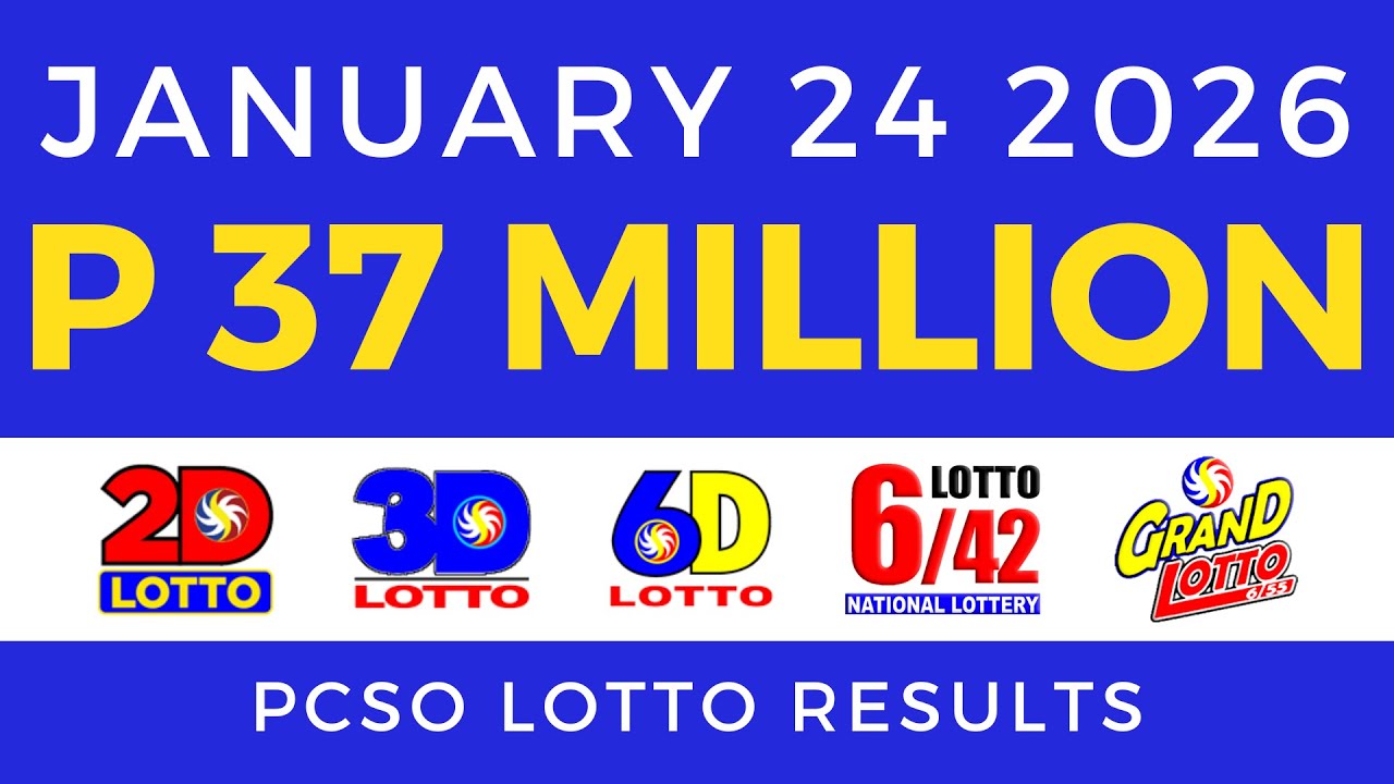 Lotto Result Today 9pm January 24 2026 PCSO