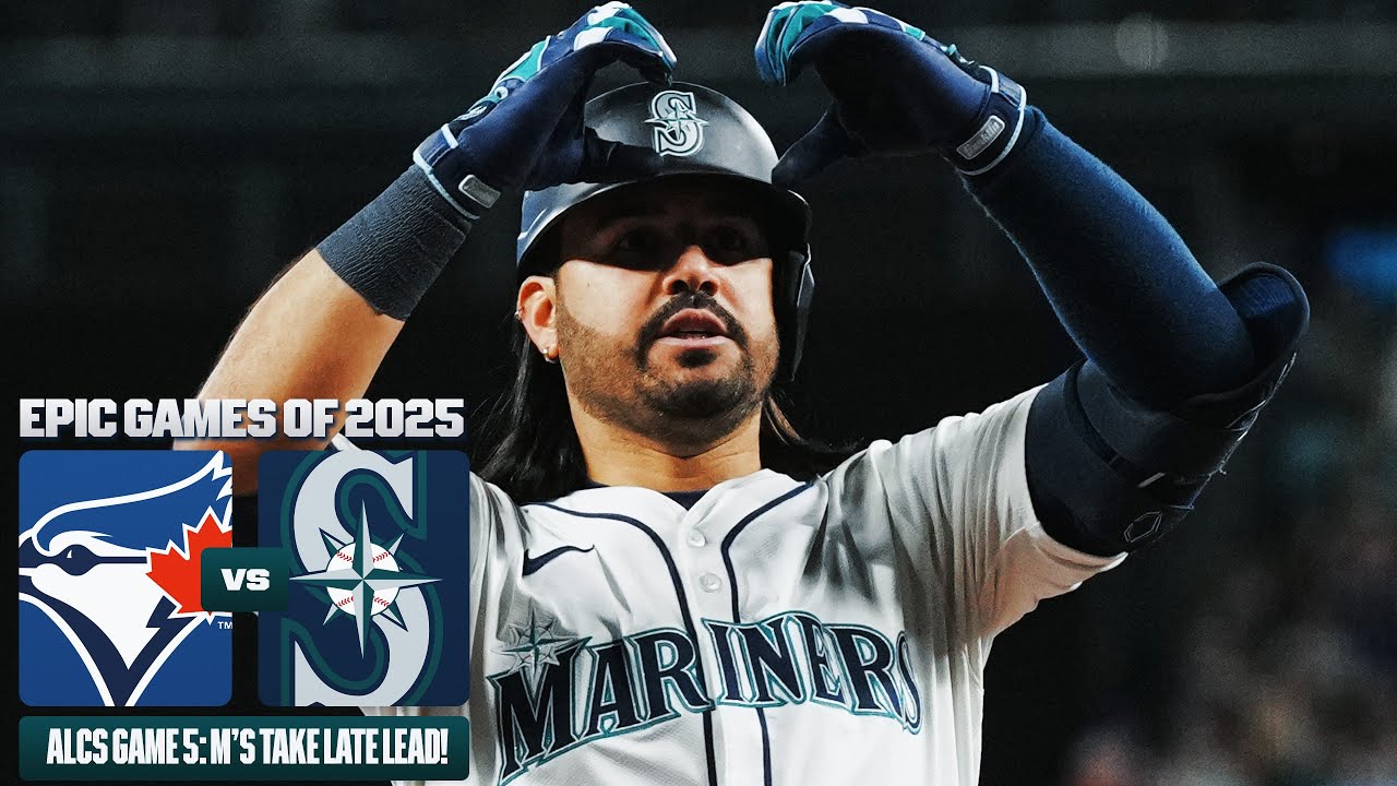 FULL GAME: Cal Raleigh homers late, Eugenio Su&aacute;rez grand slam propel Mariners to ALCS Game 5 win!