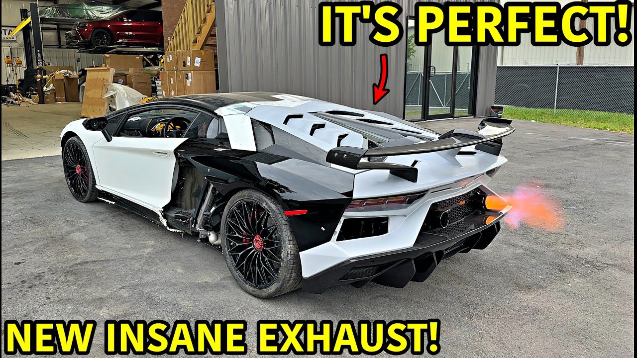 Rebuilding A Wrecked Lamborghini Aventador SV Part 10