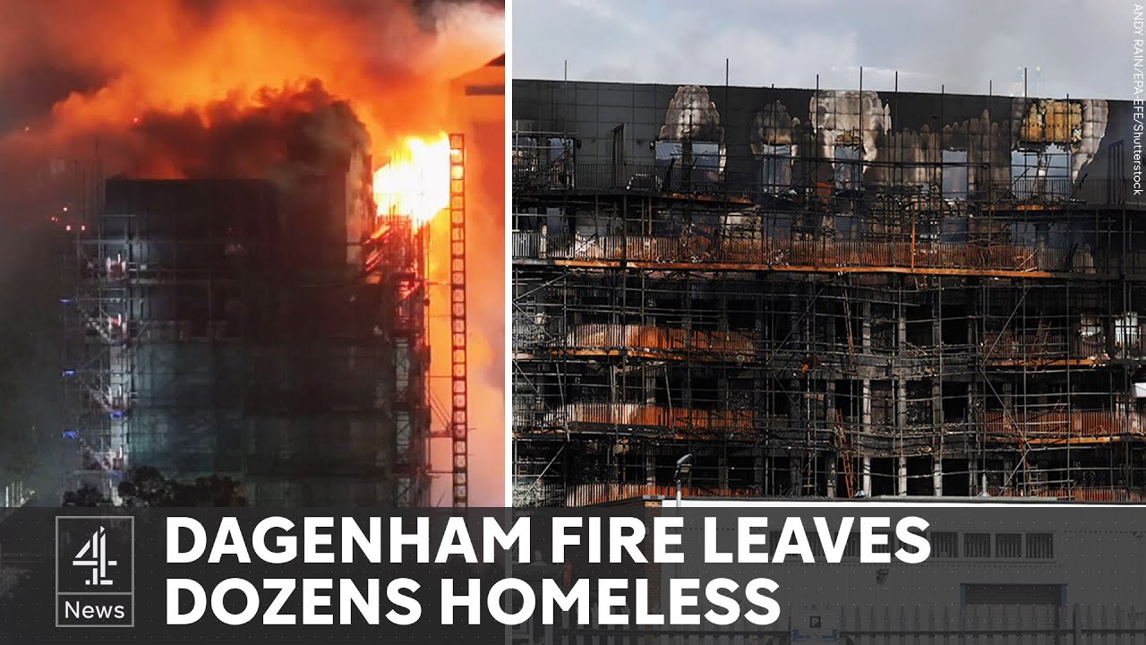 Hundreds of firefighters battle blaze at East London tower block