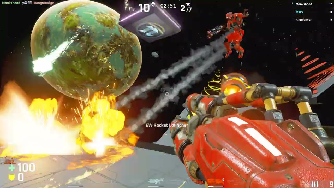 Unreal Tournament UU - DM-Q3DM17 - I sneak some lunch off everyone's plates