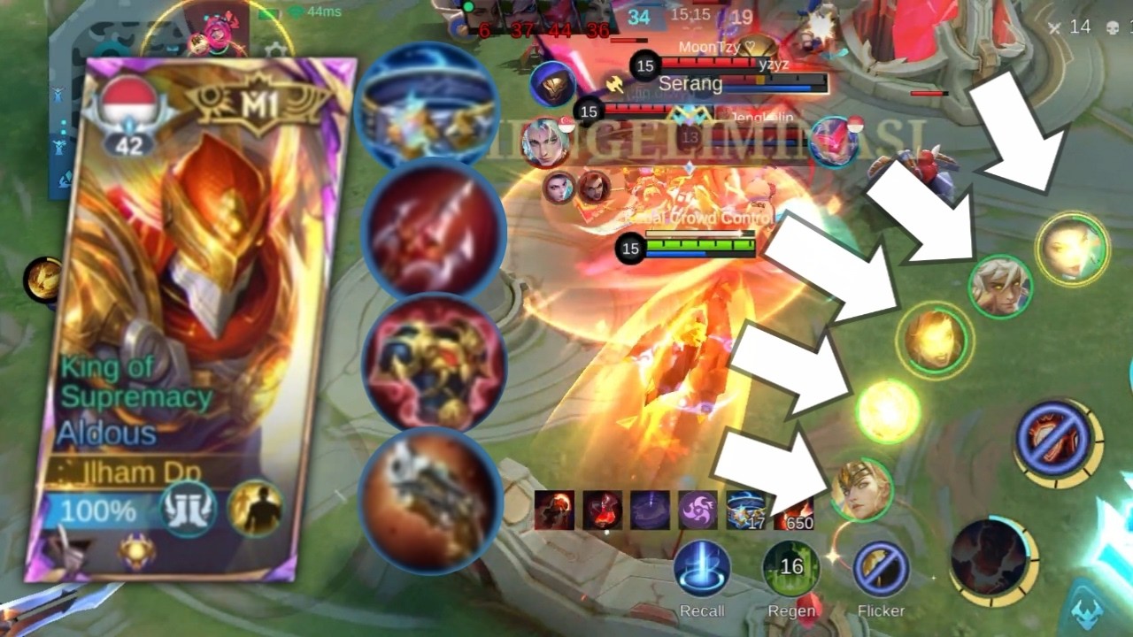 ALDOUS NEW META TANK DAMAGE BUILD!! SUPER DEFENSE AND BROKEN!!