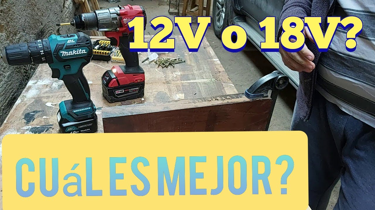Comparativa Makita HP332 12V vs Milwaukee 2804 18V