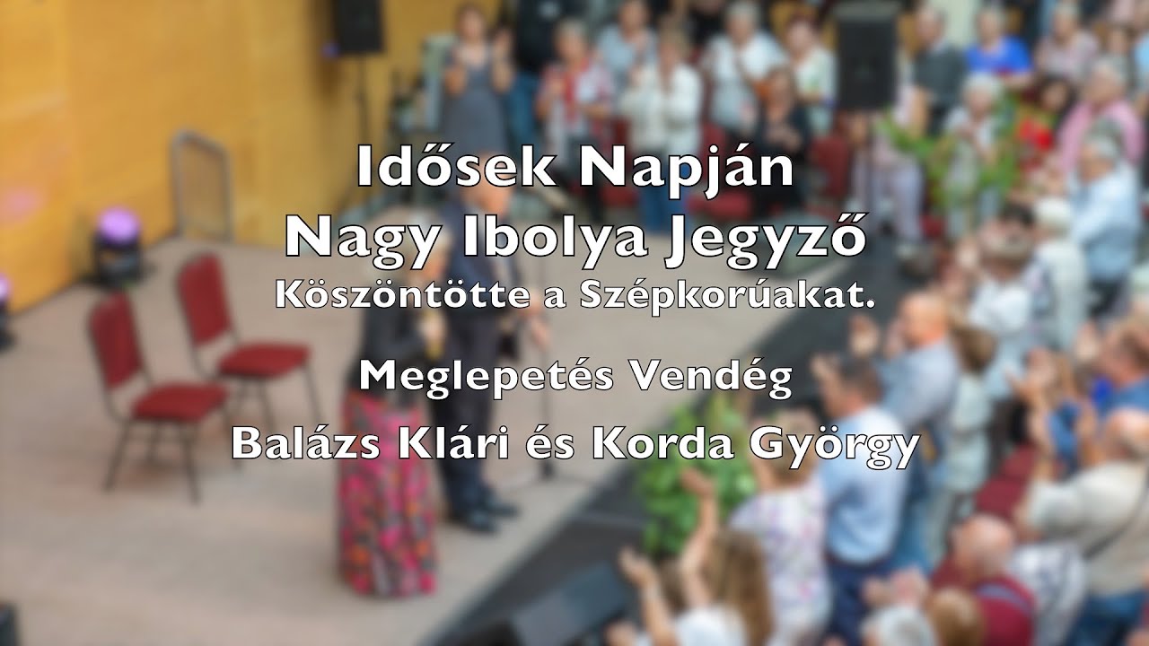 Idősek Napja Alsónémedin.   2023.10.01.