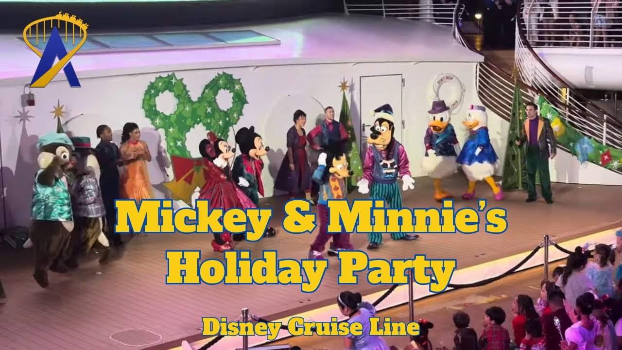 Mickey & Minnie’s Holiday Party Disney Cruise Line