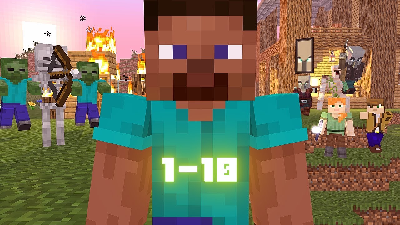 Steve Life Episode 1-10 (Minecraft Animation)
