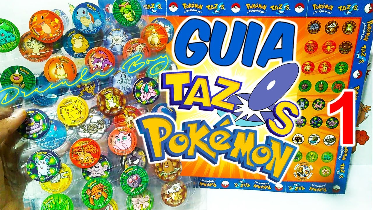 Tazos POKEMON 1 - Guia CHECKLITS 2000 Coleccion Variantes
