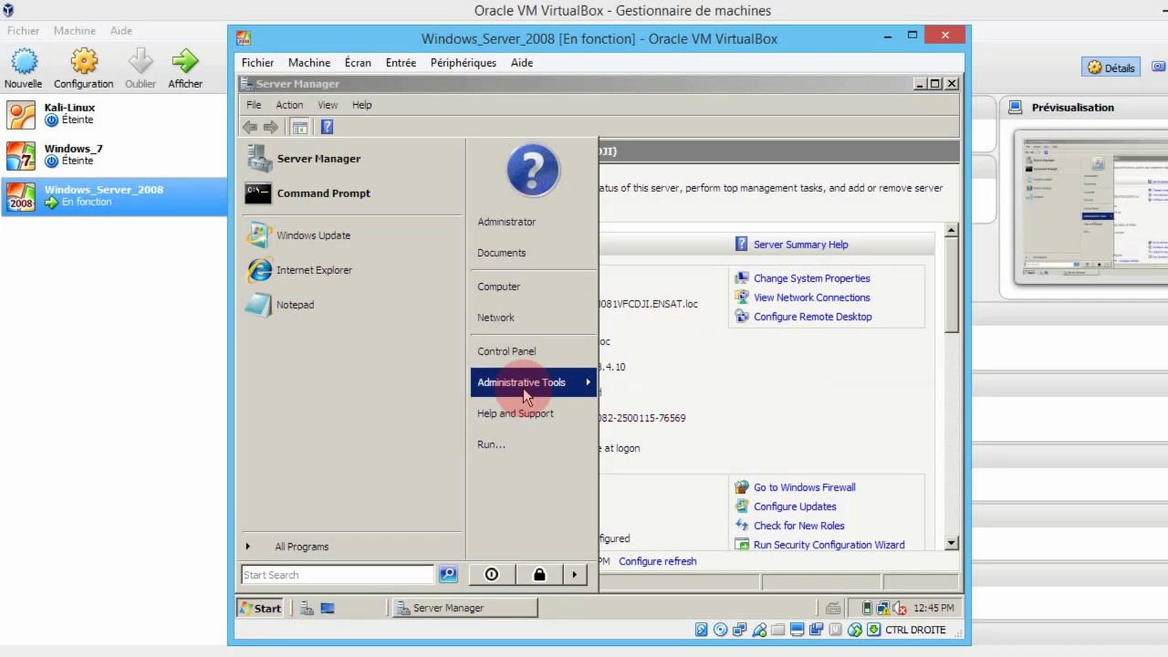 Active Directory sous Windows Server 2008 (Marouane Badi)