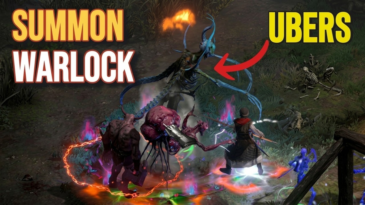 I Tried Summon Warlock for Ubers... and It was INSANE!💀 | D2R HCSSF