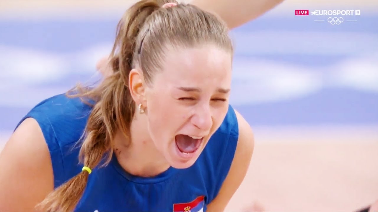 อเล็กซานดรา อูเซลัค โอลิมปิก 2024 Aleksandra Uzelacn volleyball olympics | highlights