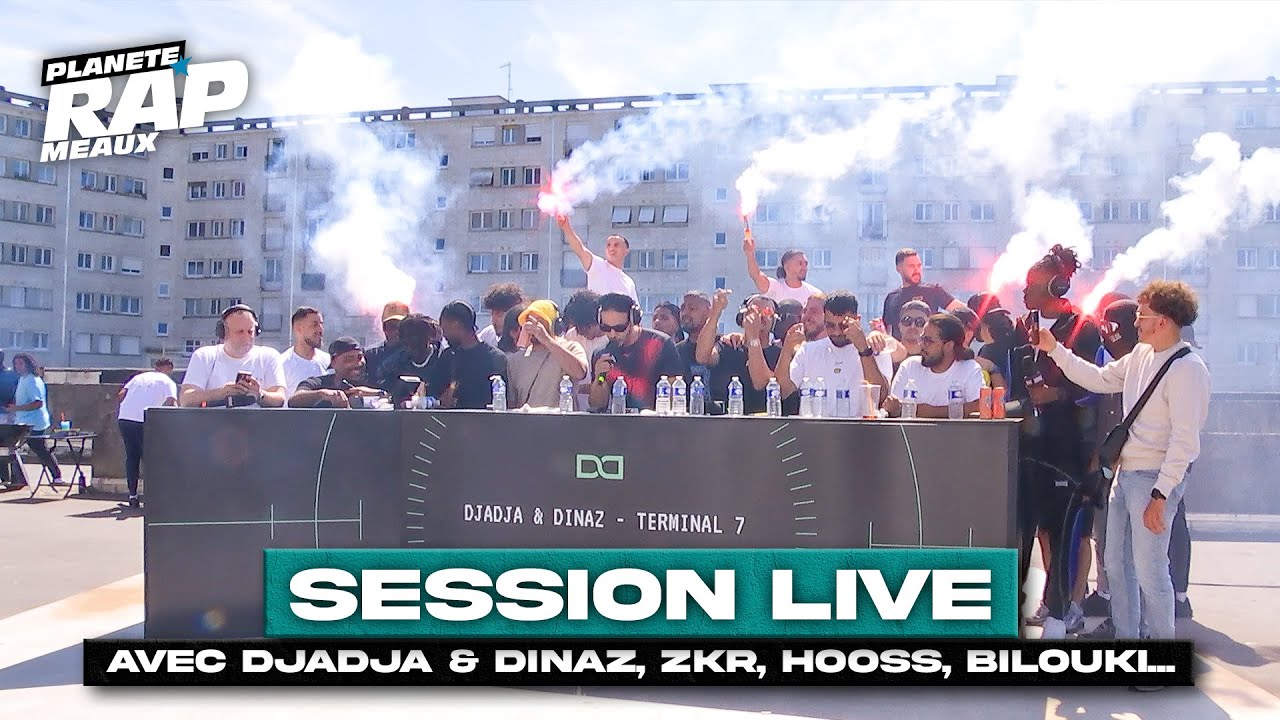 SESSION LIVE avec Djadja & Dinaz, Zkr, Hooss, Bilouki, Missan ... & Fred Musa ! #PlanèteRap