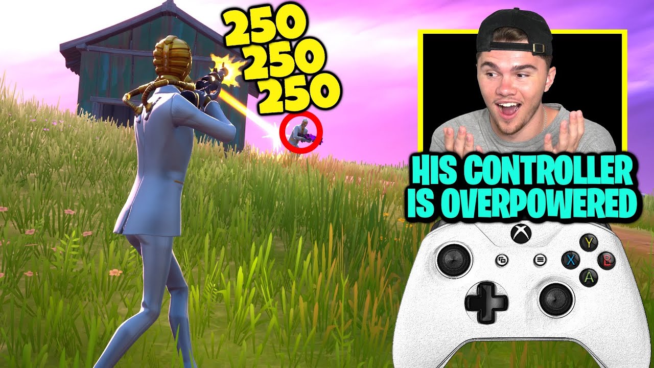 I hosted the sweatiest CONTROLLER ONLY custom on Fortnite...