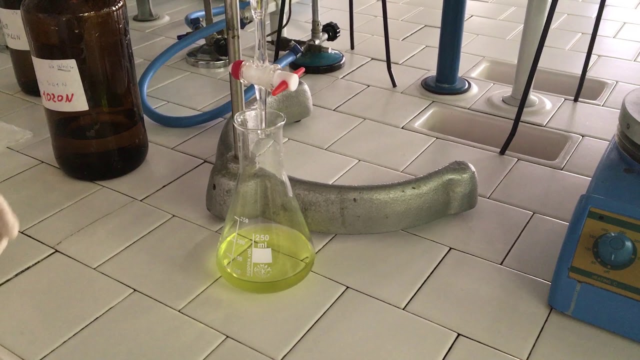 Standardizzazione di una soluzione di  Nitrato di Argento con il Metodo di Mohr