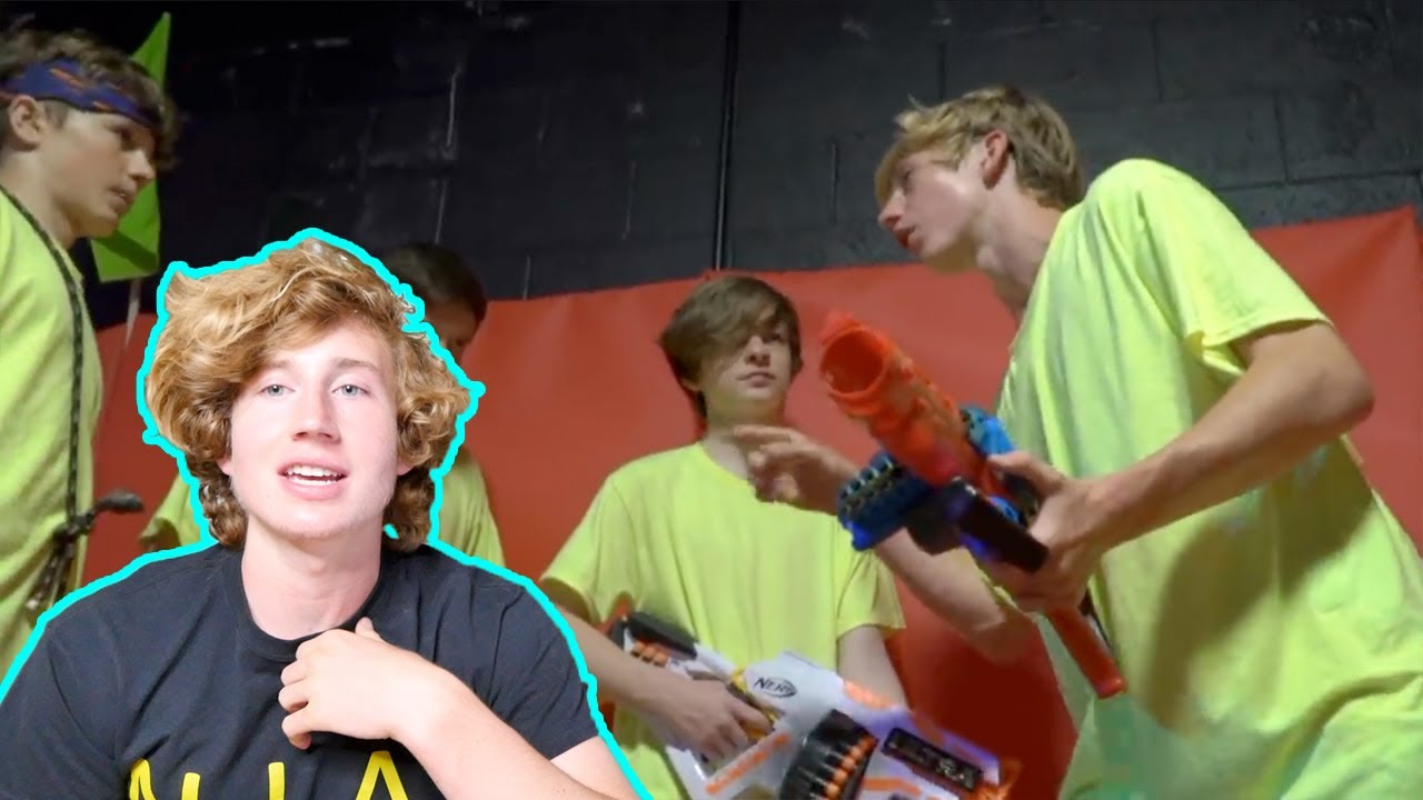 Reacting to Nerf War: Capture the Flag 7