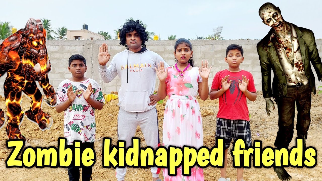 Zombie 🧟‍♀️ kidnapped friends | comedy video | funny video | Prabhu Sarala lifestyle