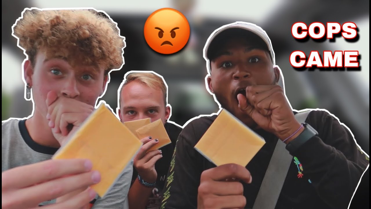 THROWING CHEESE AT CARS!! *Cops Called* (HILARIOUS)