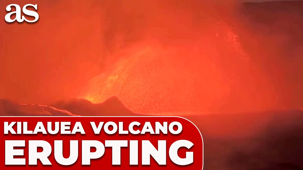 STUNNING FOOTAGE of Hawaii’s KILAUEA VOLCANO ERUPTING again and spewing lava