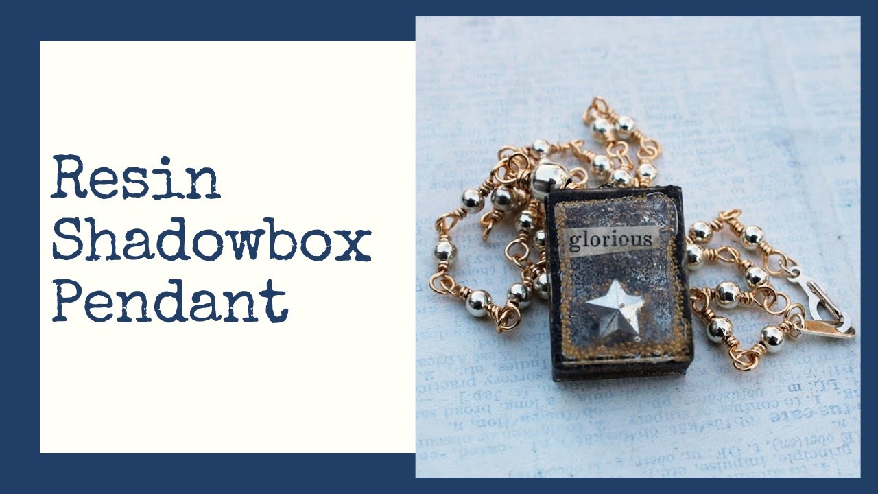 Resin Shadowbox Pendant - DIY UV Resin Jewelry