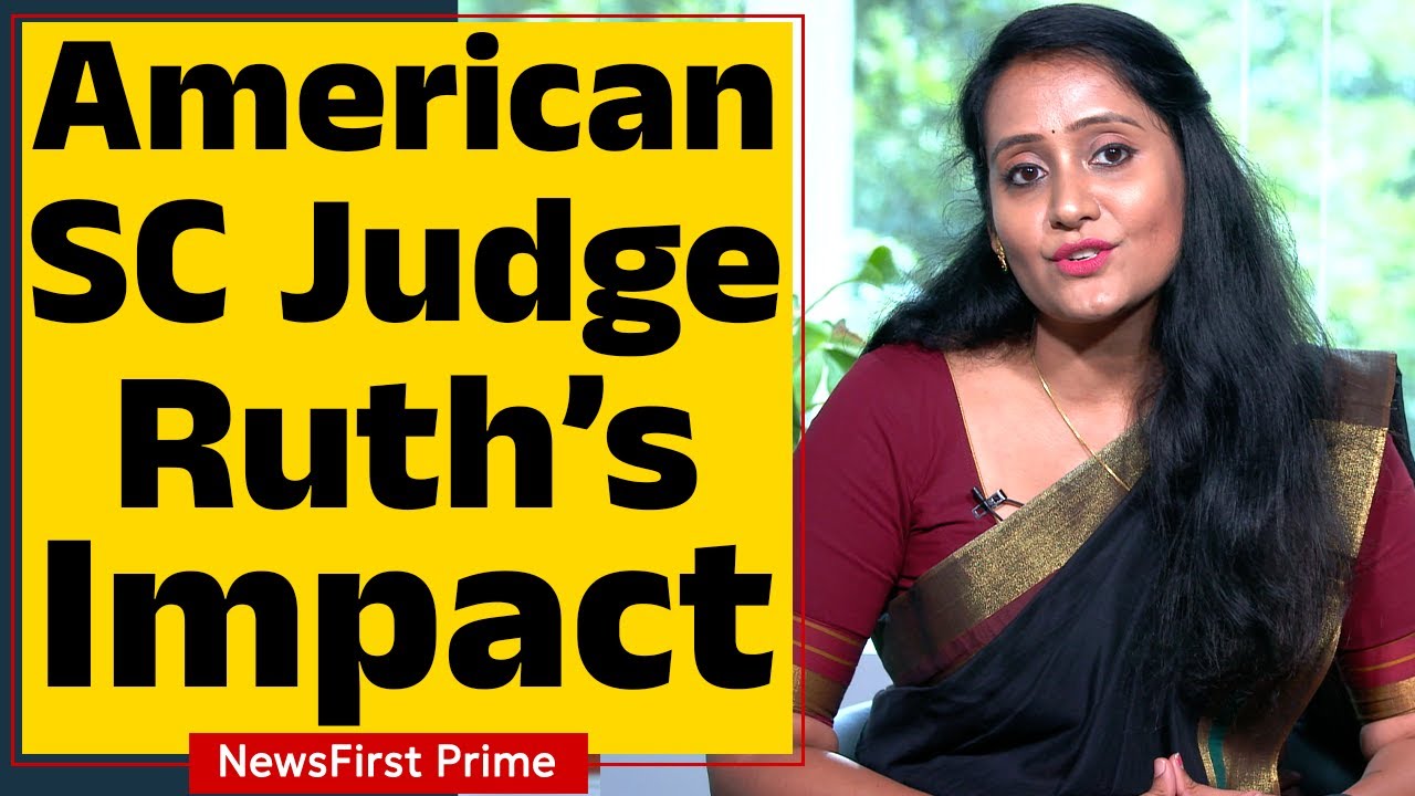 Bhavya Narasimhamurthy | American SC Judge Ruth’s Impact | Congress | NewsFirst Prime