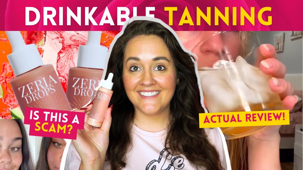 Zeria Drops: My Experience With Drinkable Tanning Products (An HONEST Review)