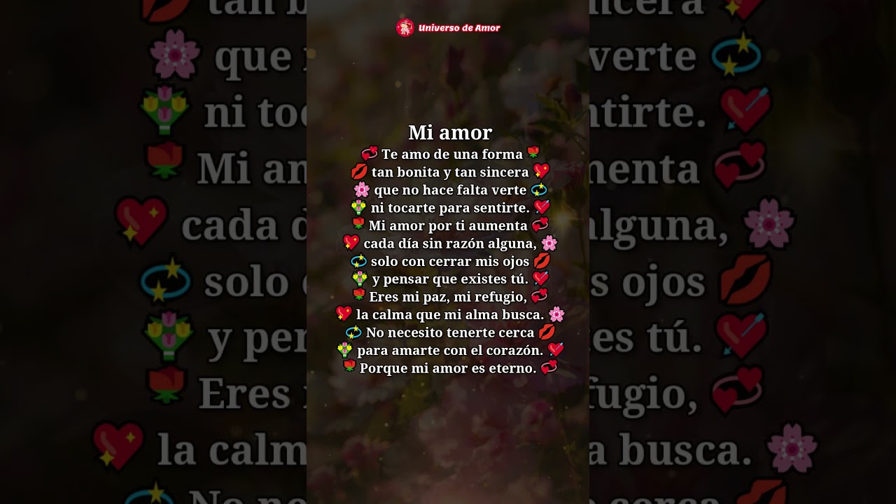 Carta de amor para ti 💌