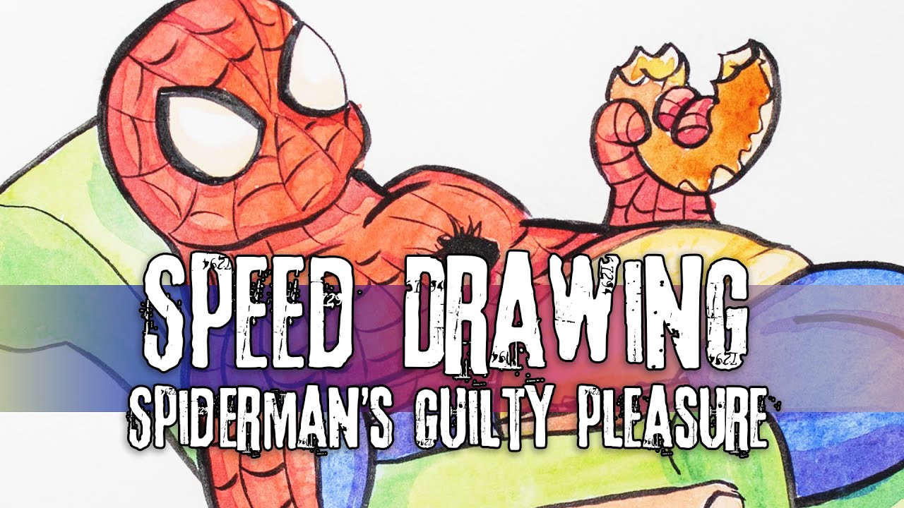 Speed Drawing : Spiderman's Guilty Pleasure