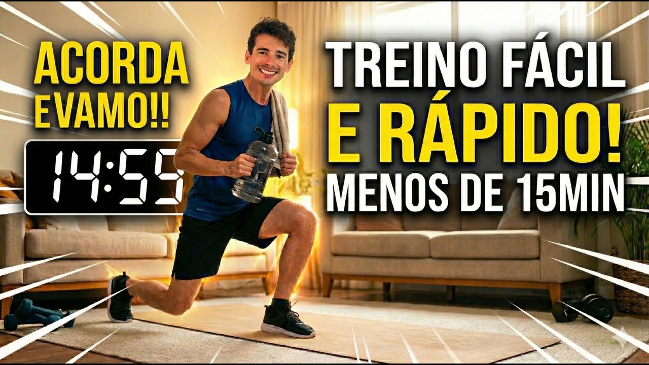 Acorda e Vamo!! Treino fácil e rápido