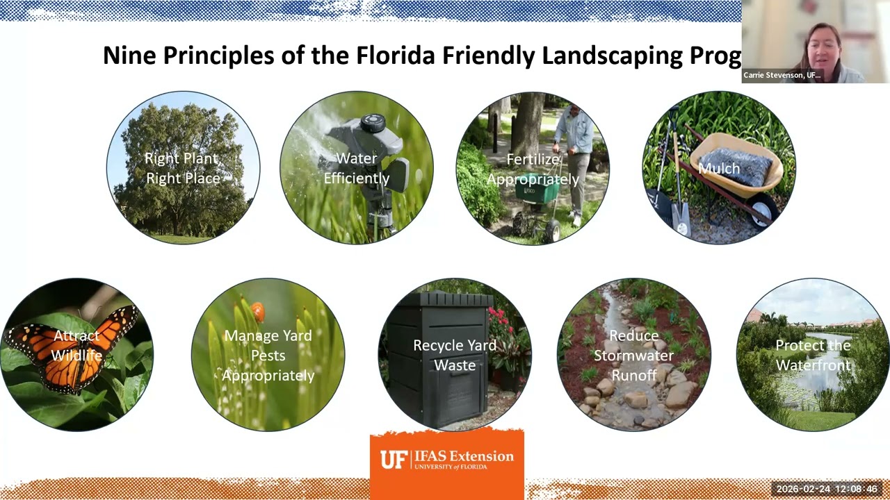 Florida-friendly landscaping - Climate Smart Floridians Web Series