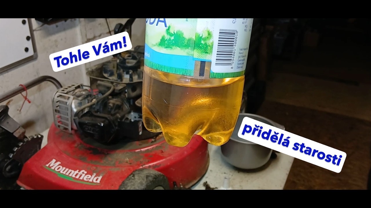 Motorová sekačka ŠPATNÝ CHOD. Co s tím nakonec bylo.