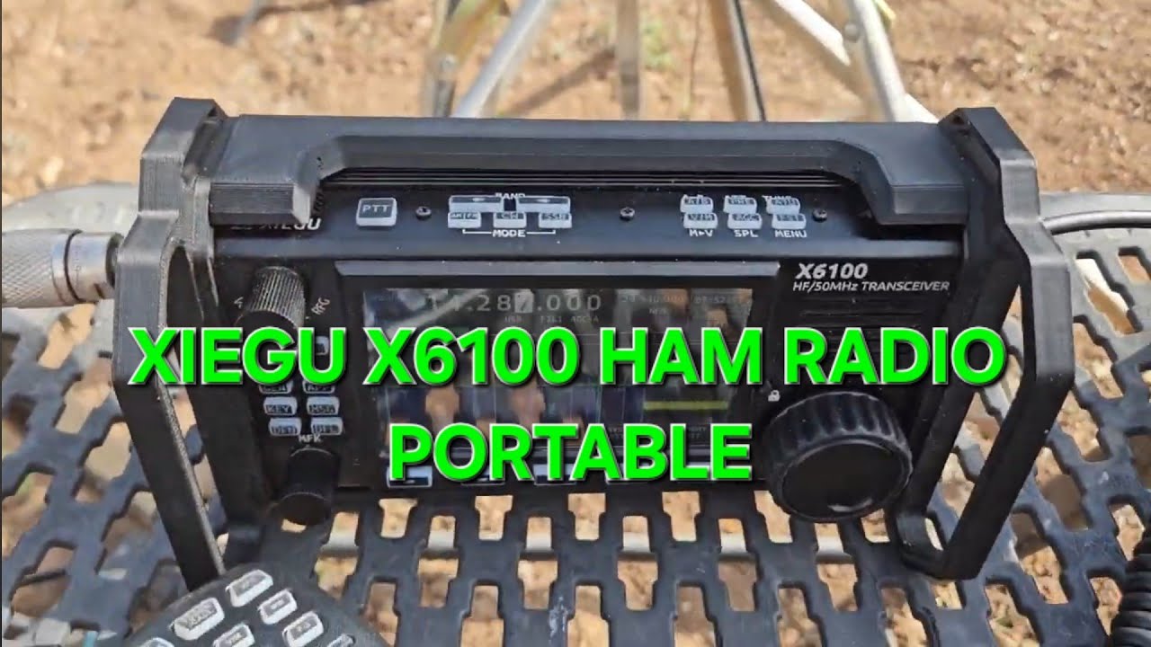 Xiegu x6100 portable ham radio