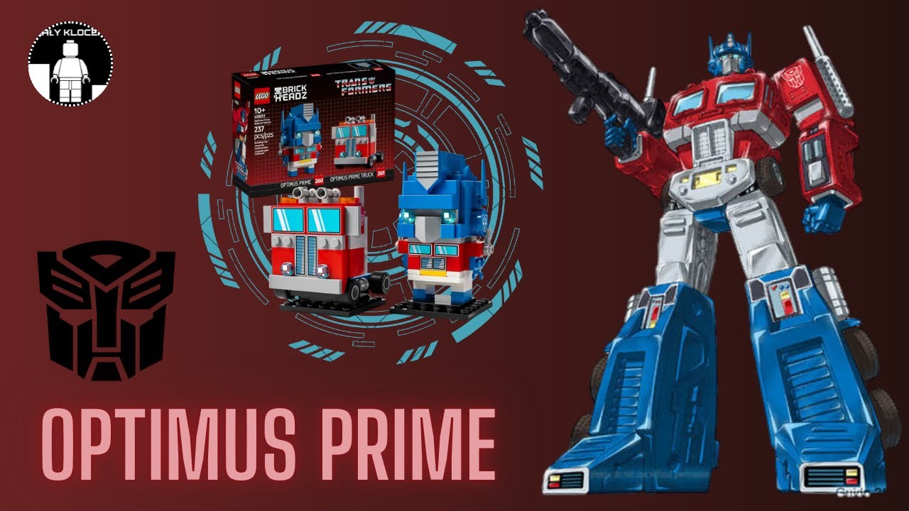 OPTIMUS PRIME! - Recenzja zestawu LEGO 40803 BrickHeadz Robot i pojazd Optimus Prime