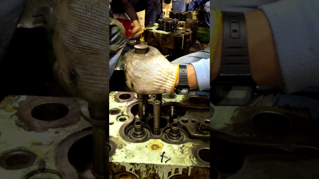 One Easy way in replacing ship generator engine valve guide
