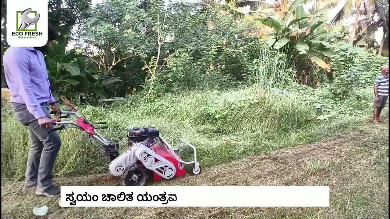 Stubble Mover-Mizuki - LS 666 SM-Grass Cutting-Paddy Harvester, Self Propelled Reaper -Demo