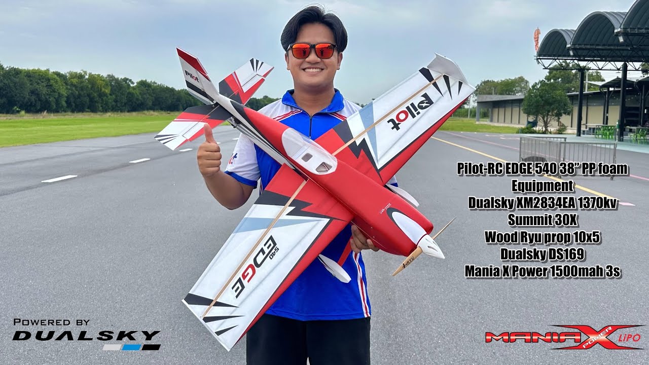 Pilot-RC EDGE 540 PP foam 38” powered by Dualsky