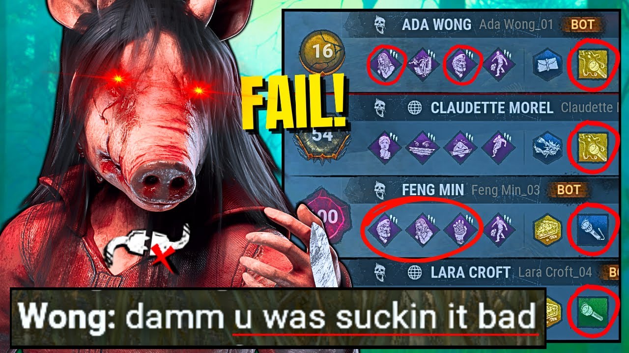 Flashlight Bully SWF Fails Horribly Against My Aura Pig | Dead By Daylight