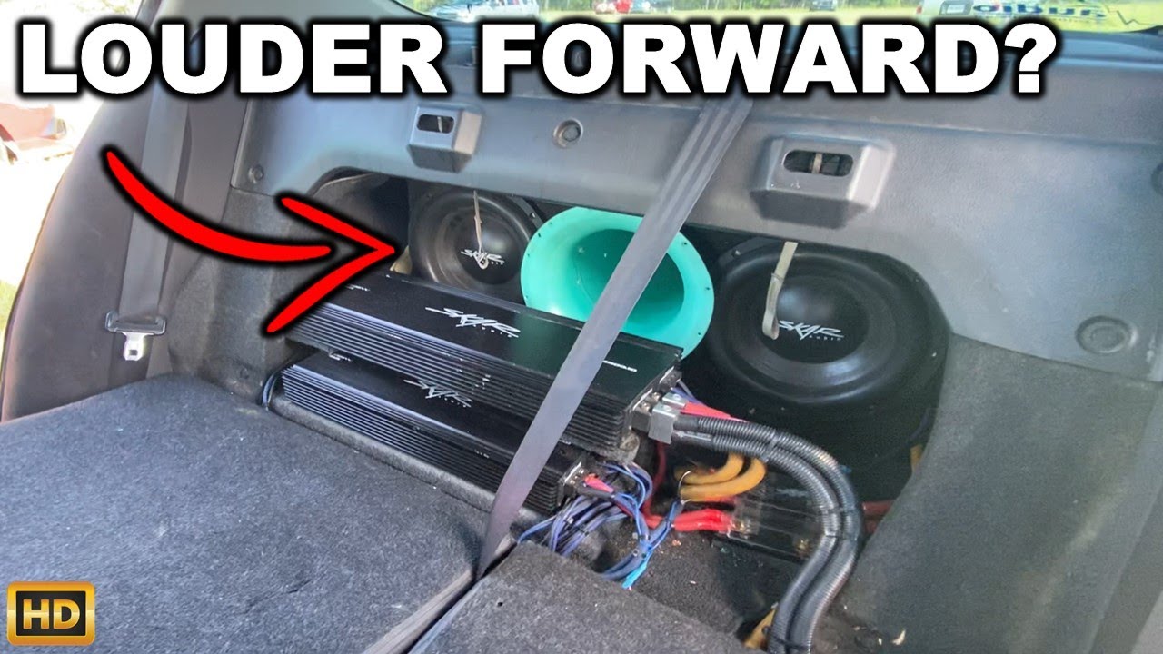 Sub Woofers LOUDER Facing Forward or Back? THIS Was A Surprise!