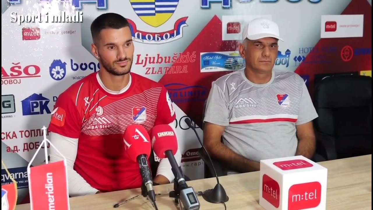 Konferencija za medije - Luka Kulenović, FK Sloga Meridian Doboj