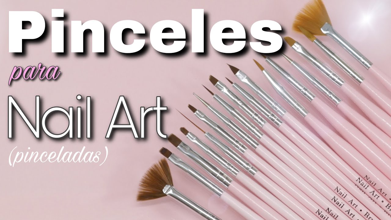 Tipos De Pinceles para Decorar Uñas 💅🏻 Que pinceladas se pueden realizar con cada Pincel
