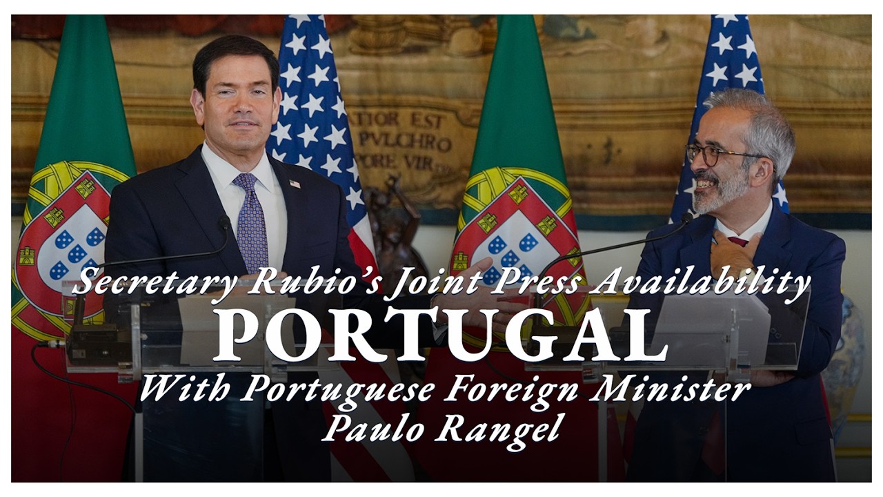 Secretary Rubio holds a joint press availability with Portuguese Foreign Minister Paulo Rangel
