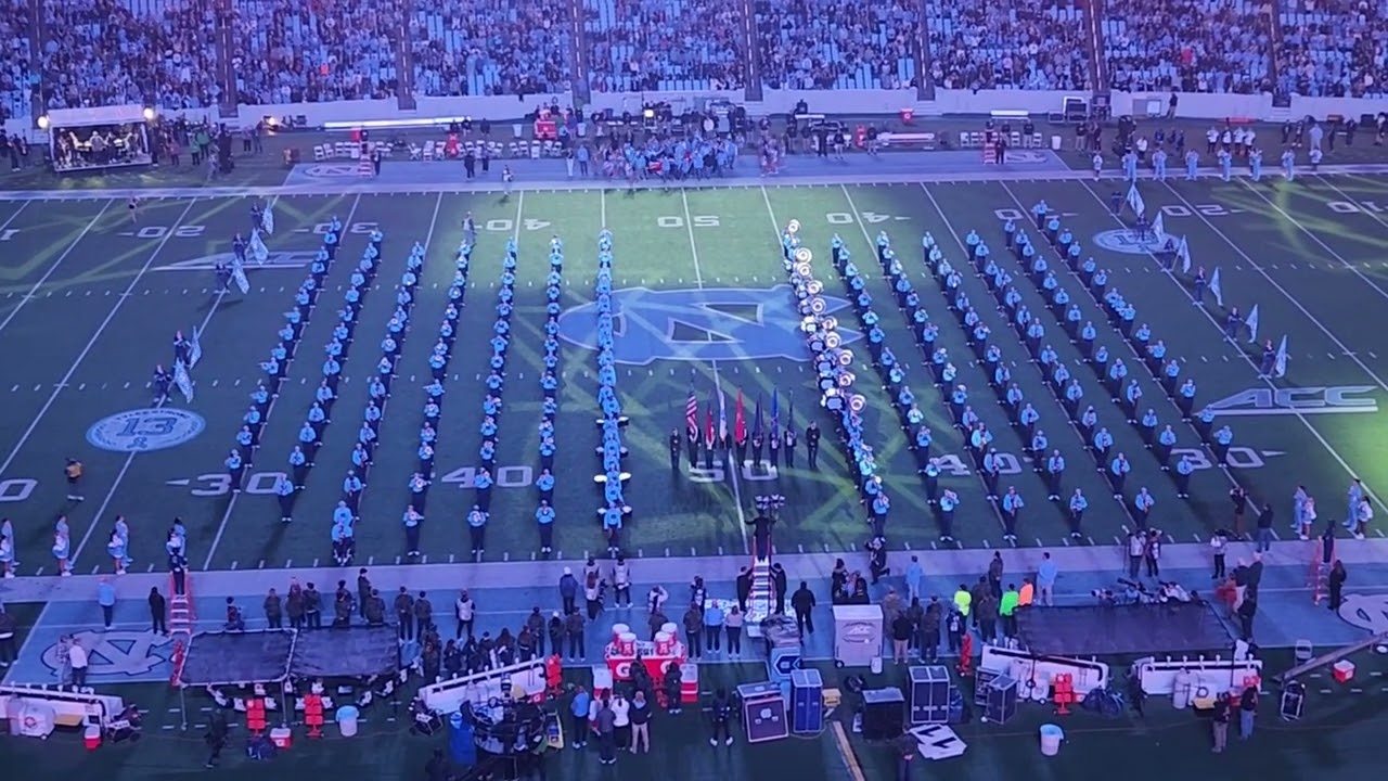 UNC Marching Tar Heels Pregame v Wake Forest 2024