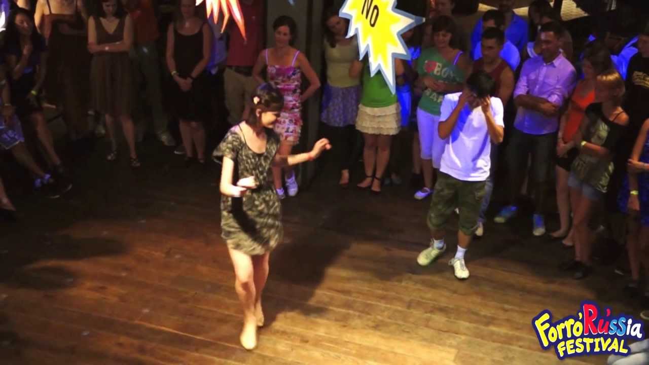 Aleksei (Pé) & Anna (Diamante), performance Forro Russia Festival 2013, St. Petersburg