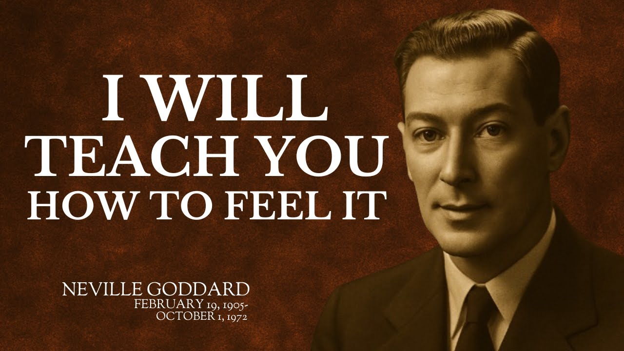 🔥 I WILL TEACH YOU HOW TO FEEL IT &ndash; Neville Goddard | Manifest Through Feeling 🔥