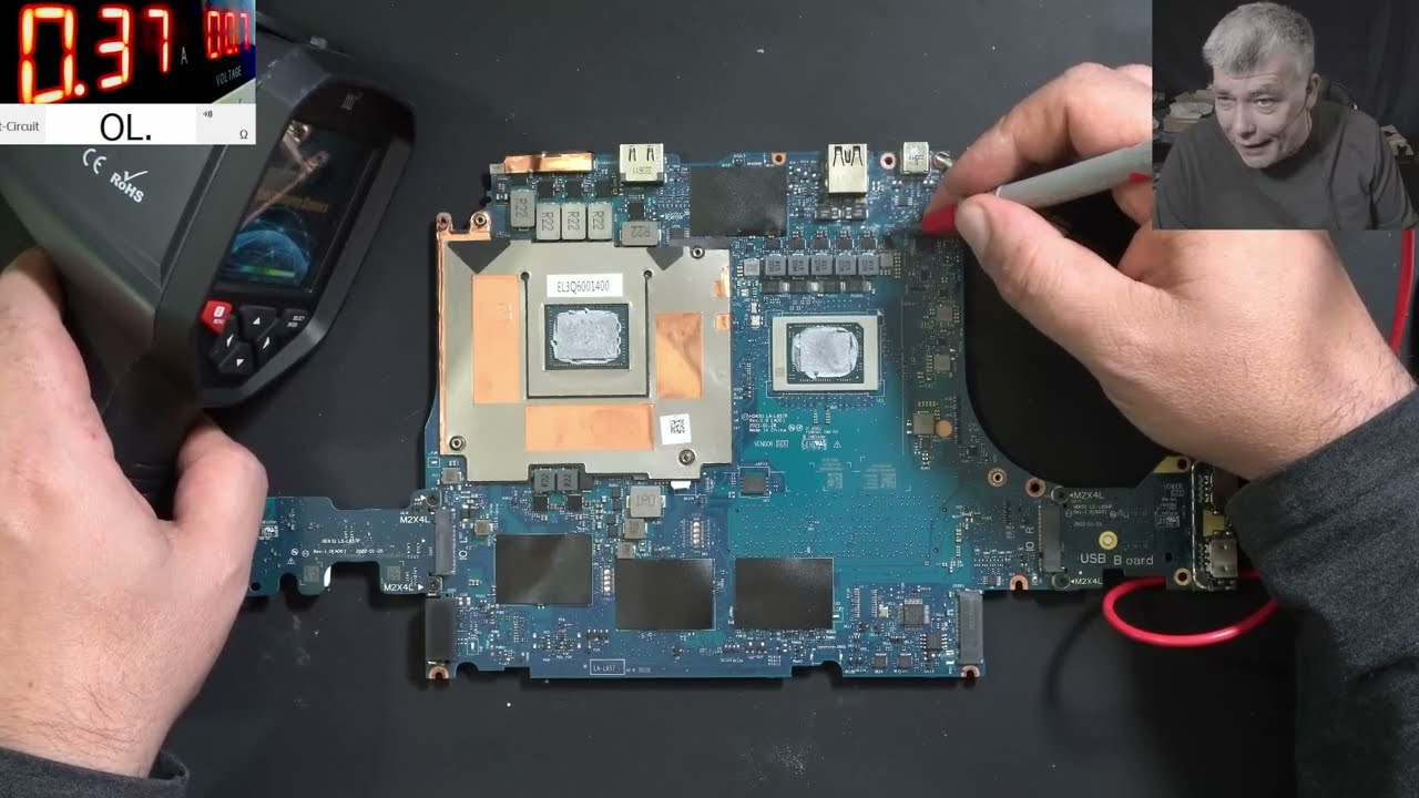 Dell G15 5525: нет питания, ремонт платы — Dell всё сделали правильно! Молодцы!