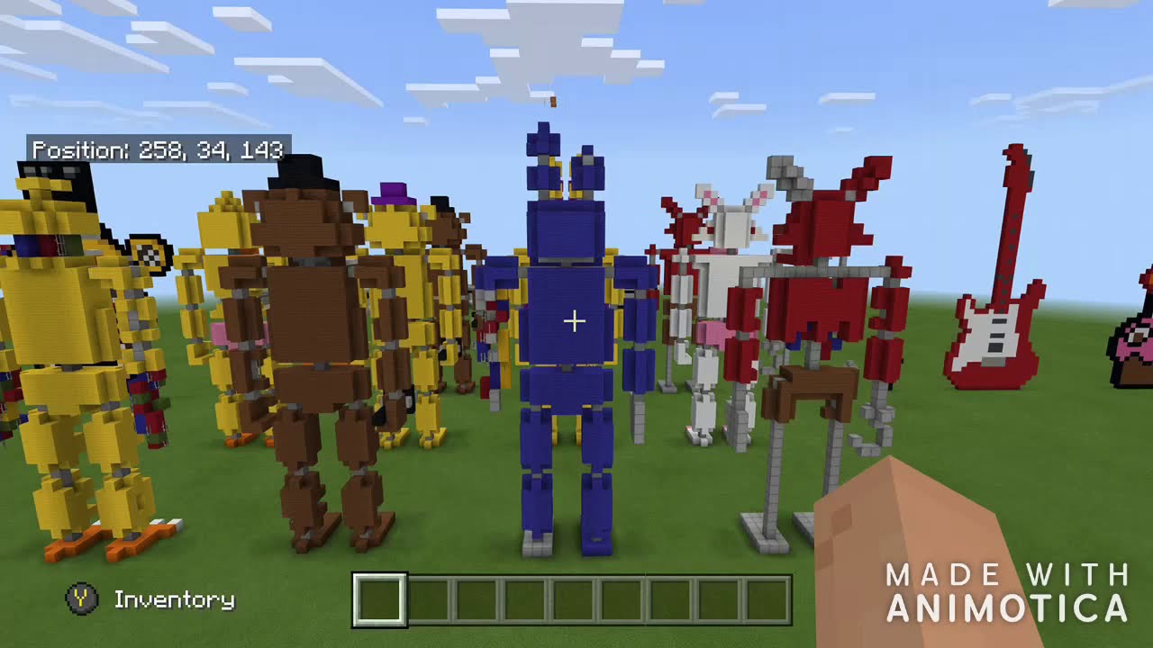 FNAF Ignited bonnie minecraft build