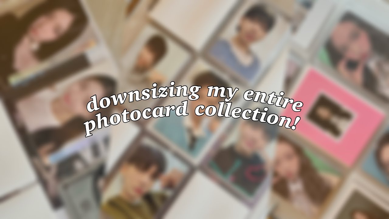 let's downsize my photocard collection! new year new me..