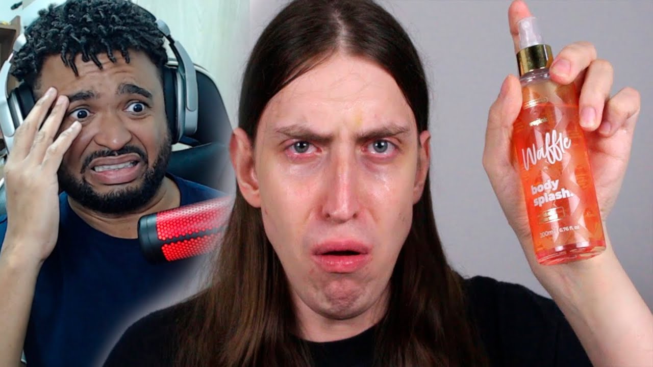 testei o body splash da virginia | ALEXANDRE NA ÁREA #react